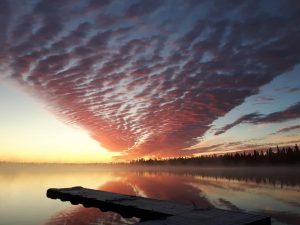 Carey Lake sunrise
